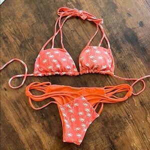 San Lorenzo Tropical Orange Bikini
